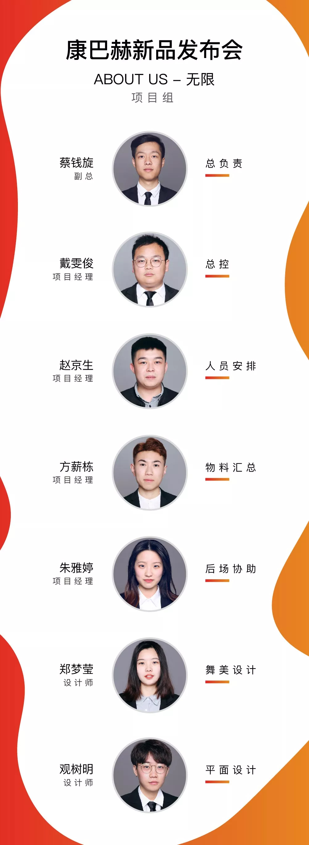 康巴赫新品發(fā)布會(huì)伍方項(xiàng)目組成員