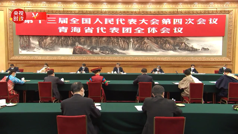 習(xí)總書記參加青海代表團(tuán)審議