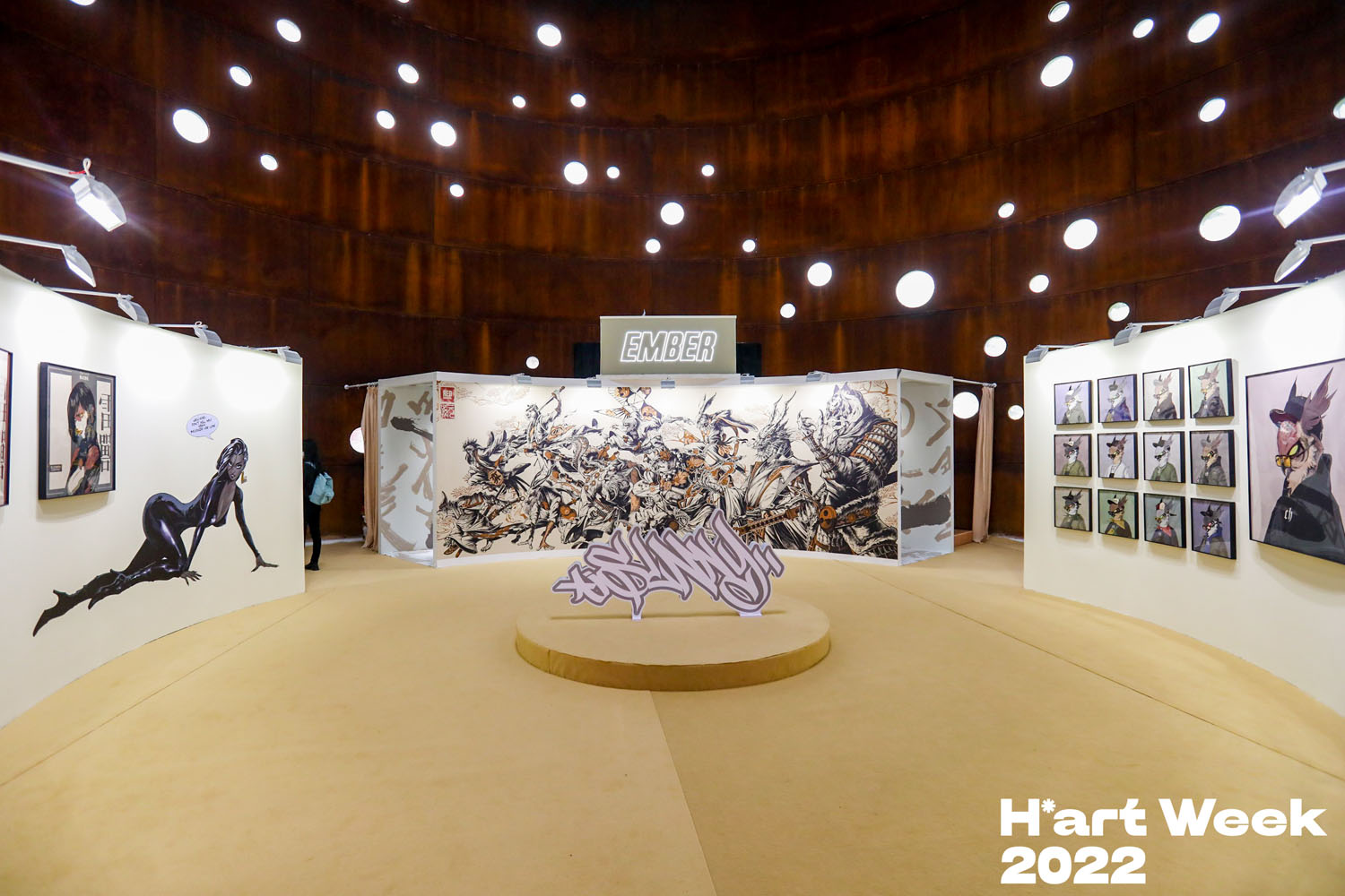 藝博會(huì)現(xiàn)場(chǎng)布置